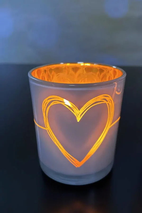 Tiziano Glas Tischlicht Violetta