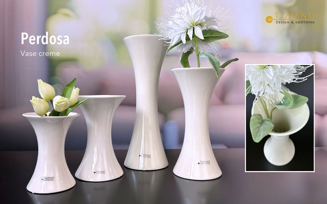 Tiziano Deko Vase Perdosa schmal - Lillyano