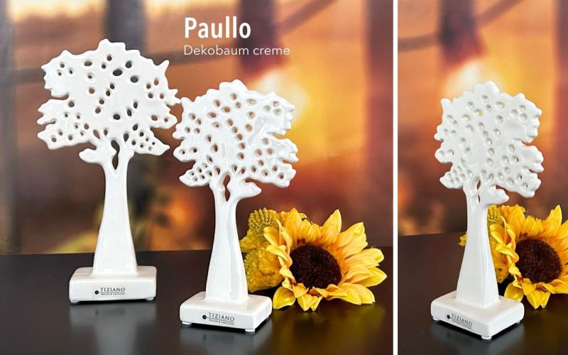 Tiziano Dekobaum Paullo creme - weiß - Lillyano