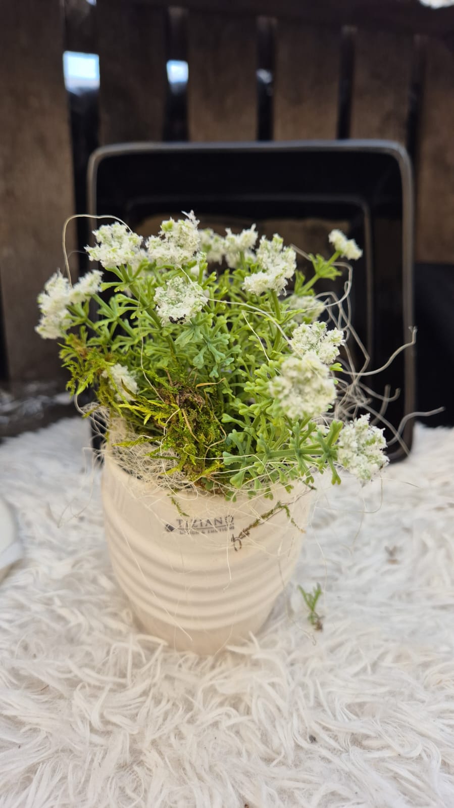 Tiziano Gesteck Kübel mit Blume fertig dekoriert - Lillyano