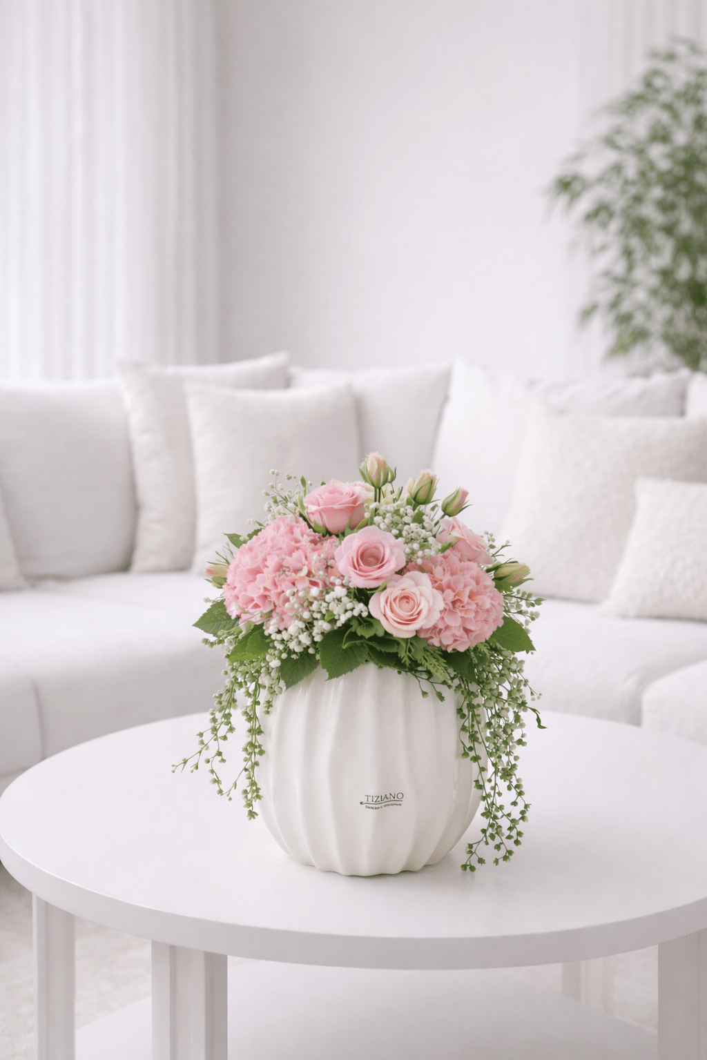 Tiziano Kübel Keramik Deko für Blumen, Fensterbank, Orchideen – Lillyano