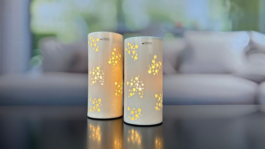 Tiziano Lampe Verona creme - weiß - Lillyano