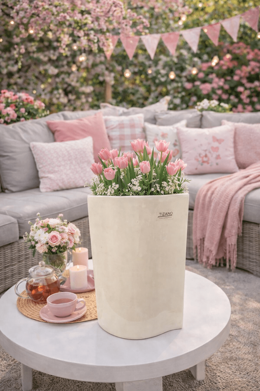 Tiziano Vase Liguri 30 cm hoch - Lillyano