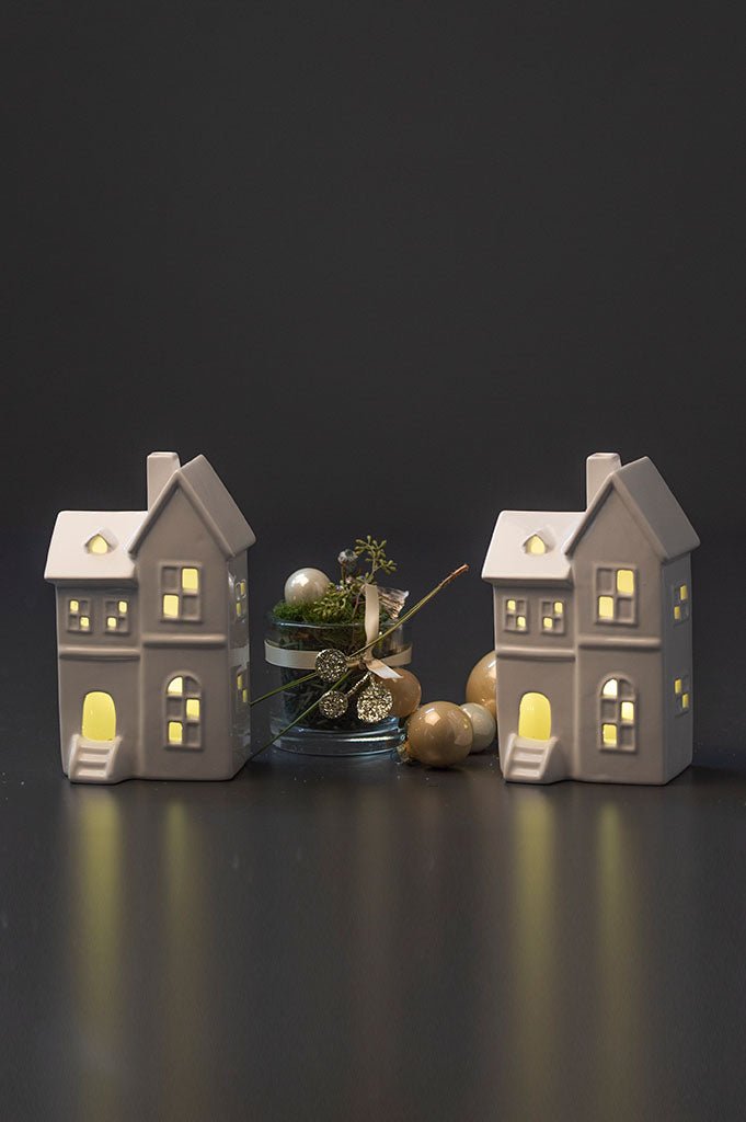 Tiziano Haus Fermo LED mit Timer creme - Lillyano