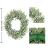 Künstlicher Eukalyptus-Blumenkranz aus Kunststoff für Frühling