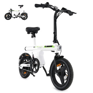 iScooter Elektrorad für Männer und Frauen, 250-Motor, 25 km/h, faltbares E-Bike, 14-Zoll-Elektro-Räder, 280,8 Wh Akku, 40-60 km Reichweite, Mini-E-Bikes für Pendeln, Camping, Reisen
