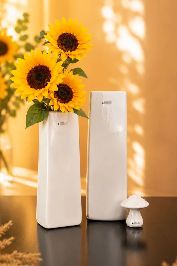 Tiziano Vase Lago creme