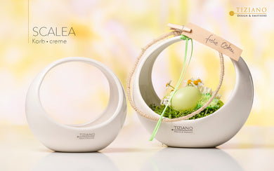 Deko# Geschenke# Ostern# Tiziano# Frühling# Frühjahr# dekoriert# happy# Schale# Keramik#  kaufen# online# günstig# Vase# Kübel# Figuren#