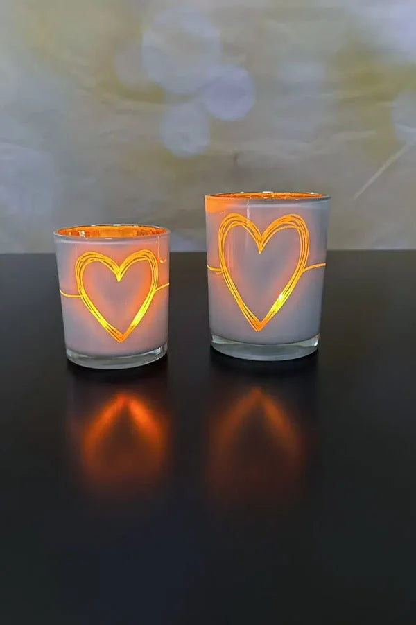 Tiziano Glas Tischlicht Violetta
