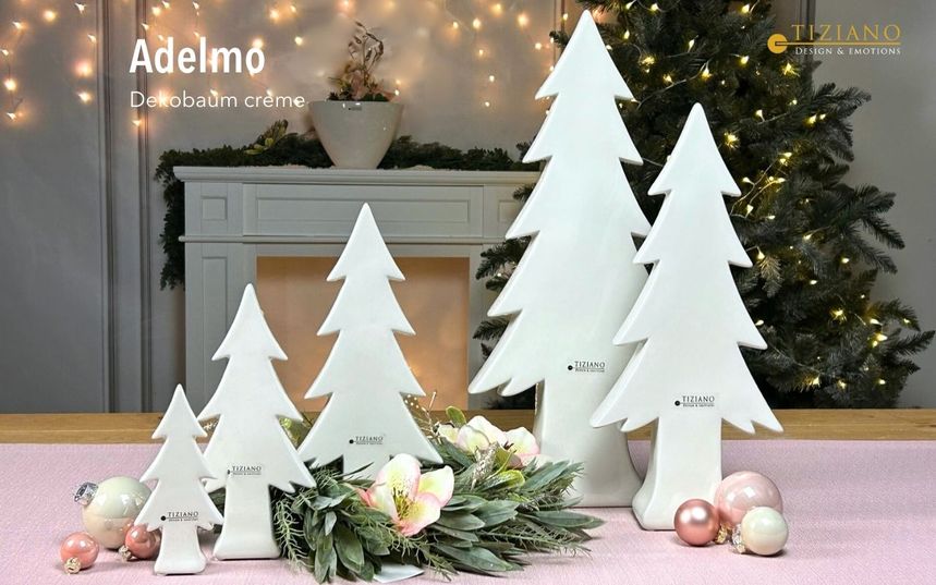 Tiziano Dekobaum Adelmo hoch creme-weiß