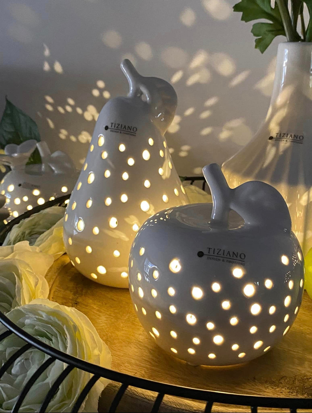 Tiziano Birne Piera LED creme + Timer
