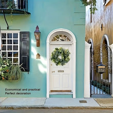 Laden Sie das Bild in den Galerie-Viewer, Künstlicher Eukalyptus-Kranz für die Tür- und Wanddekoration 21 cm
