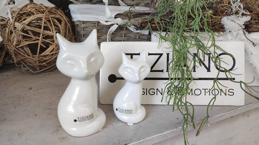 Fuchs Valo sitzend creme – weiß - Lillyano