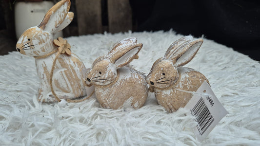 Hase Holz deko Basteln Geschenk - Lillyano
