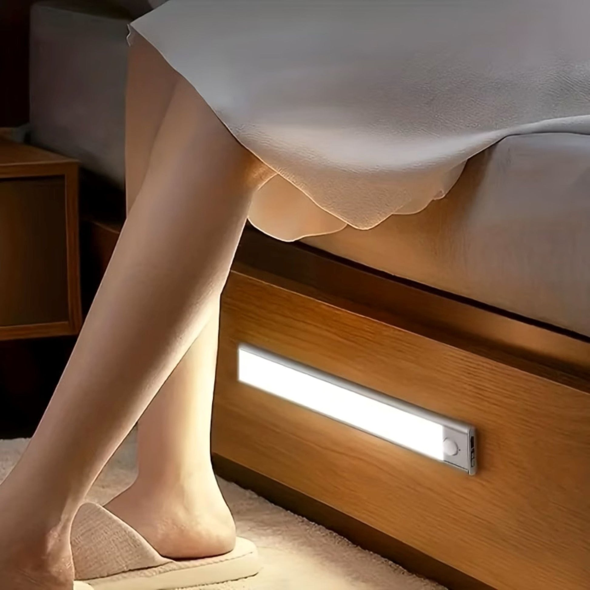 LED - Bewegungssensor - Licht - Kabellos, Magnetisch, USB - aufladbar 20 cm - Lillyano