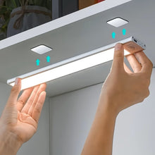 Laden Sie das Bild in den Galerie-Viewer, LED-Bewegungssensor-Licht- Kabellos, Magnetisch, USB-aufladbar 20 cm
