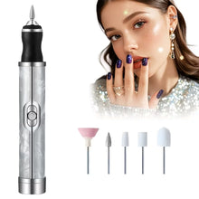 Laden Sie das Bild in den Galerie-Viewer, Nagelfräsmaschine, Elektrisches Nagelfeile-Set, Tragbare elektrische Nagelfräse
