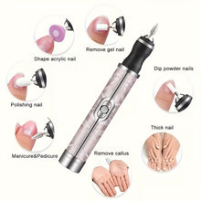 Laden Sie das Bild in den Galerie-Viewer, Nagelfräsmaschine, Elektrisches Nagelfeile-Set, Tragbare elektrische Nagelfräse
