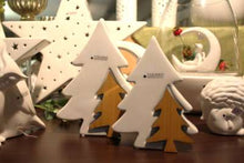 Laden Sie das Bild in den Galerie-Viewer, Tiziano Baum Sannio mit Holz creme-weiß
