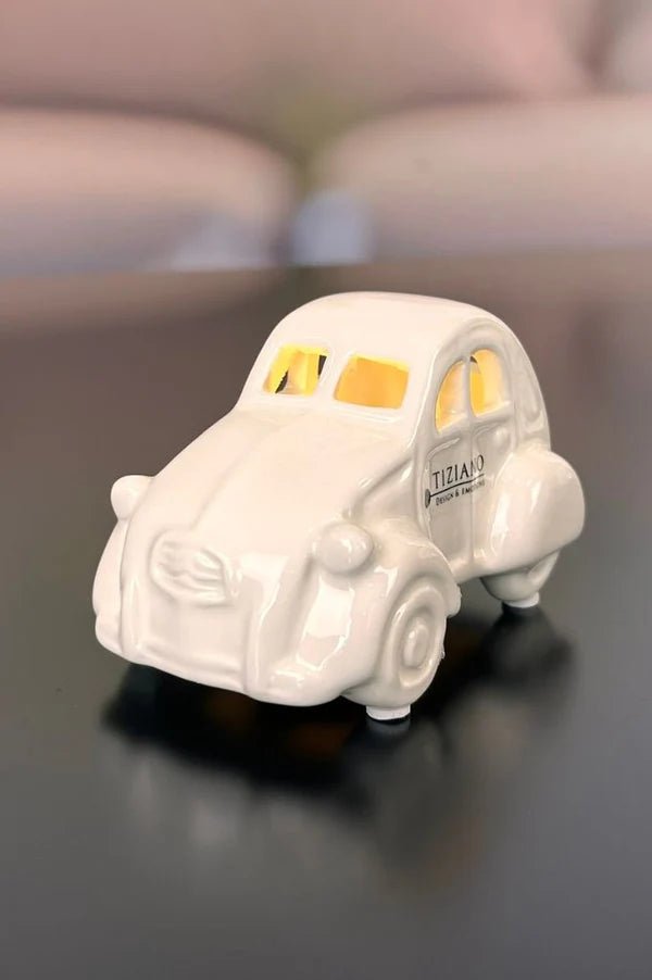 Tiziano Auto Ente Milo LED + Timer 12cm creme - Lillyano