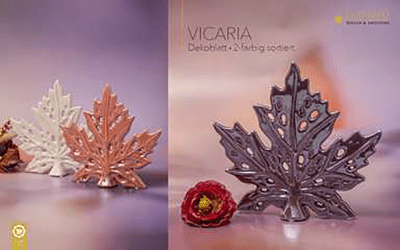 Tiziano Deko Blatt Vicaria red plum - Lillyano