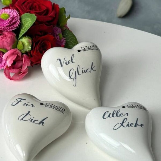Tiziano Dekoherz Amore mit Schrift 8 cm - Lillyano