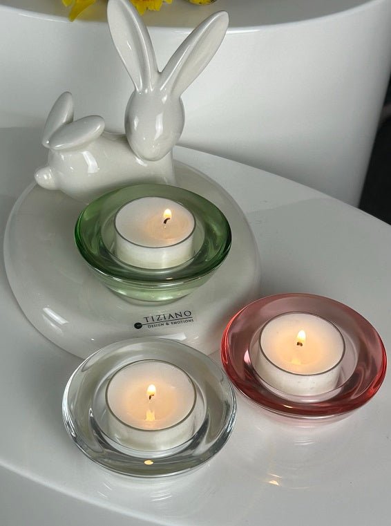 Tiziano Dekolicht Hase Fabrio 14cm liegend creme - weiß Neu - Lillyano
