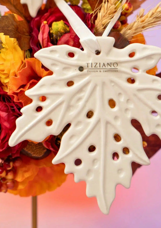 Tiziano Hänger Blatt Vicaria creme - Lillyano