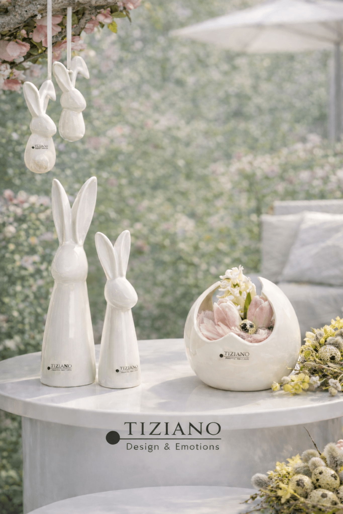 Tiziano Hänger Hase Fabrio mit Puschel - Lillyano