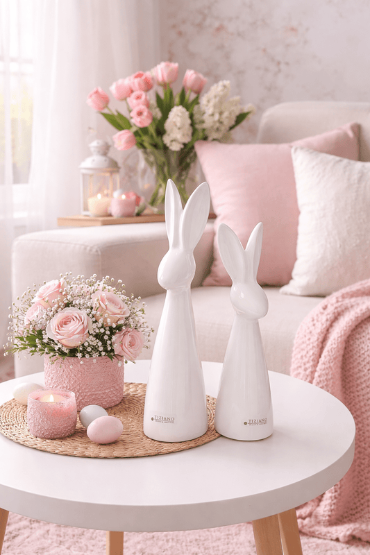 Tiziano Hase Alvina creme - weiß - Lillyano