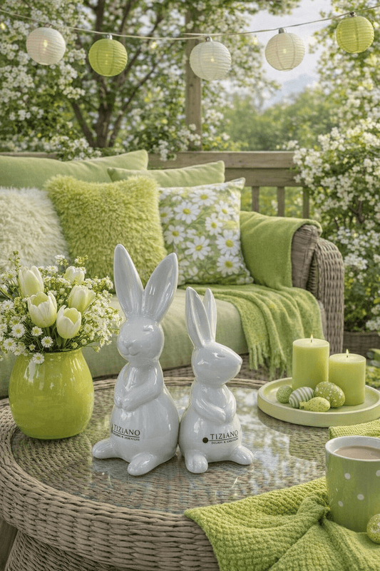 Tiziano Hase Eddi creme - weiß - Lillyano