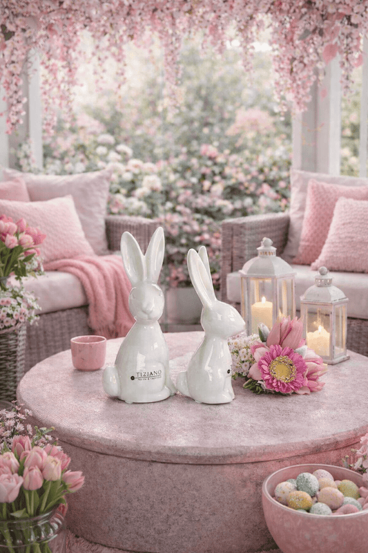 Tiziano Hase Fina creme - weiß - Lillyano