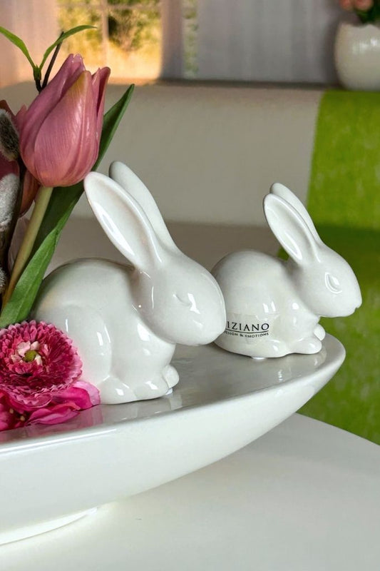 Tiziano Hase Nelli creme - weiß - Lillyano