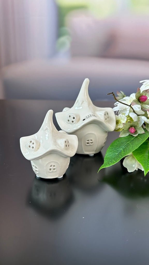 Tiziano Haus Bobelli LED weiß - creme mit Timer - Lillyano