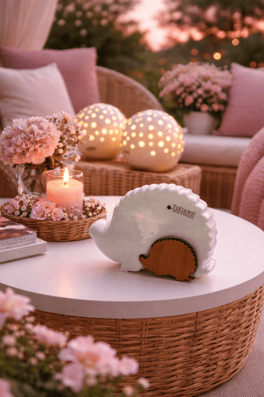 Tiziano Igel Sven mit Holz creme - Lillyano