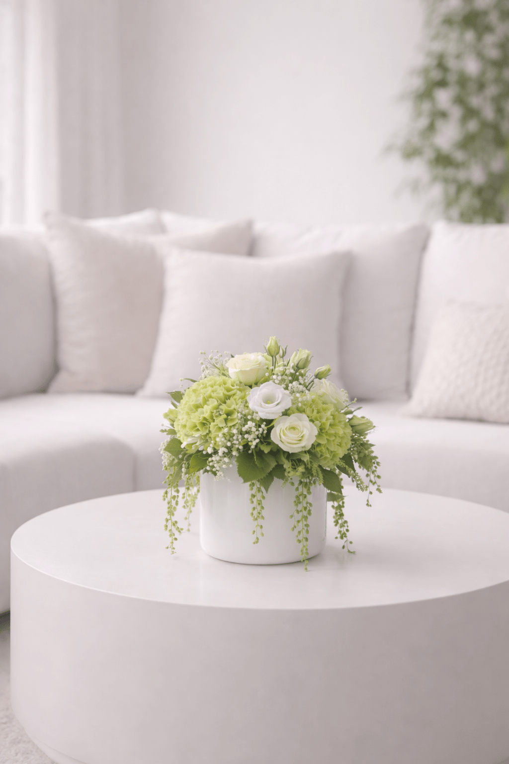 Tiziano Kübel Bellagio creme weiss Orchideenkübel - Lillyano