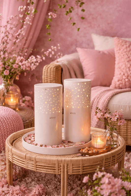 Tiziano Lampe Latuna creme - weiß - Lillyano