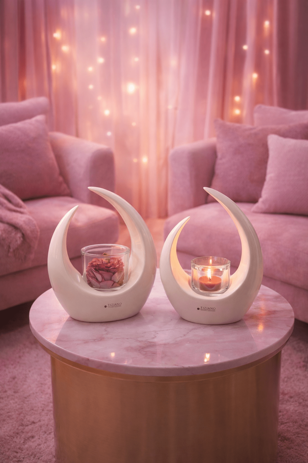 Tiziano Licht Cecita mit LED + Timer Klarglas - Lillyano