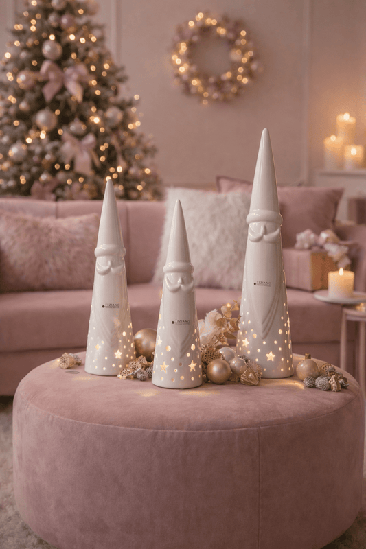 Tiziano Santa Tinello LED weiß - creme Timer - Lillyano