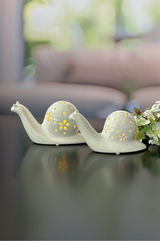 Tiziano Schnecke Teadora led + Timer creme - Lillyano