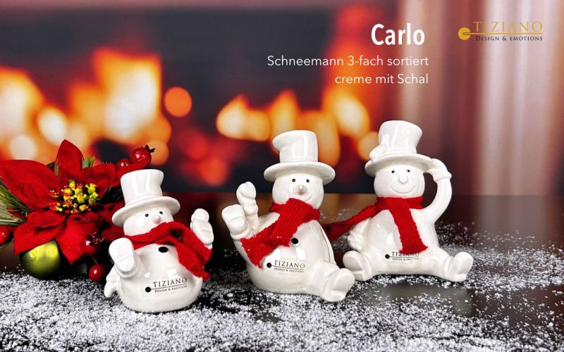 Tiziano Schneemann Carlo mit Schal 2. Wahl - Lillyano