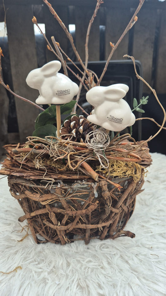 Tiziano Stecker Mirco Hase 5 cm creme - Lillyano