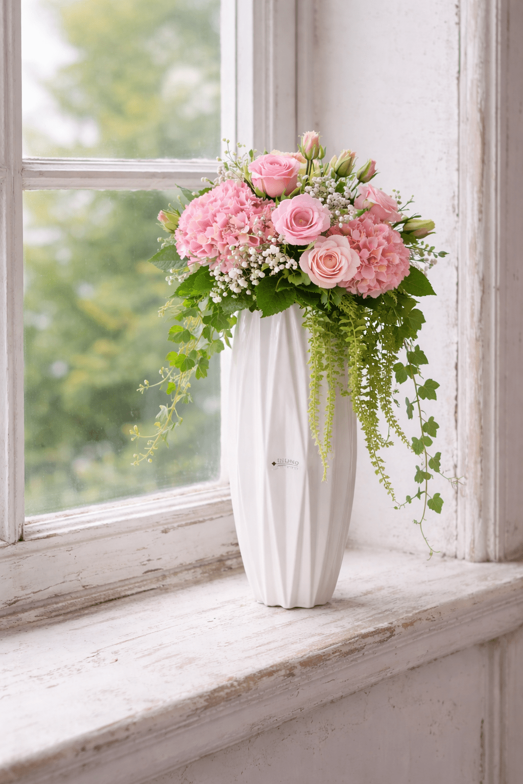 Tiziano Vase Alba creme - weiß - Lillyano