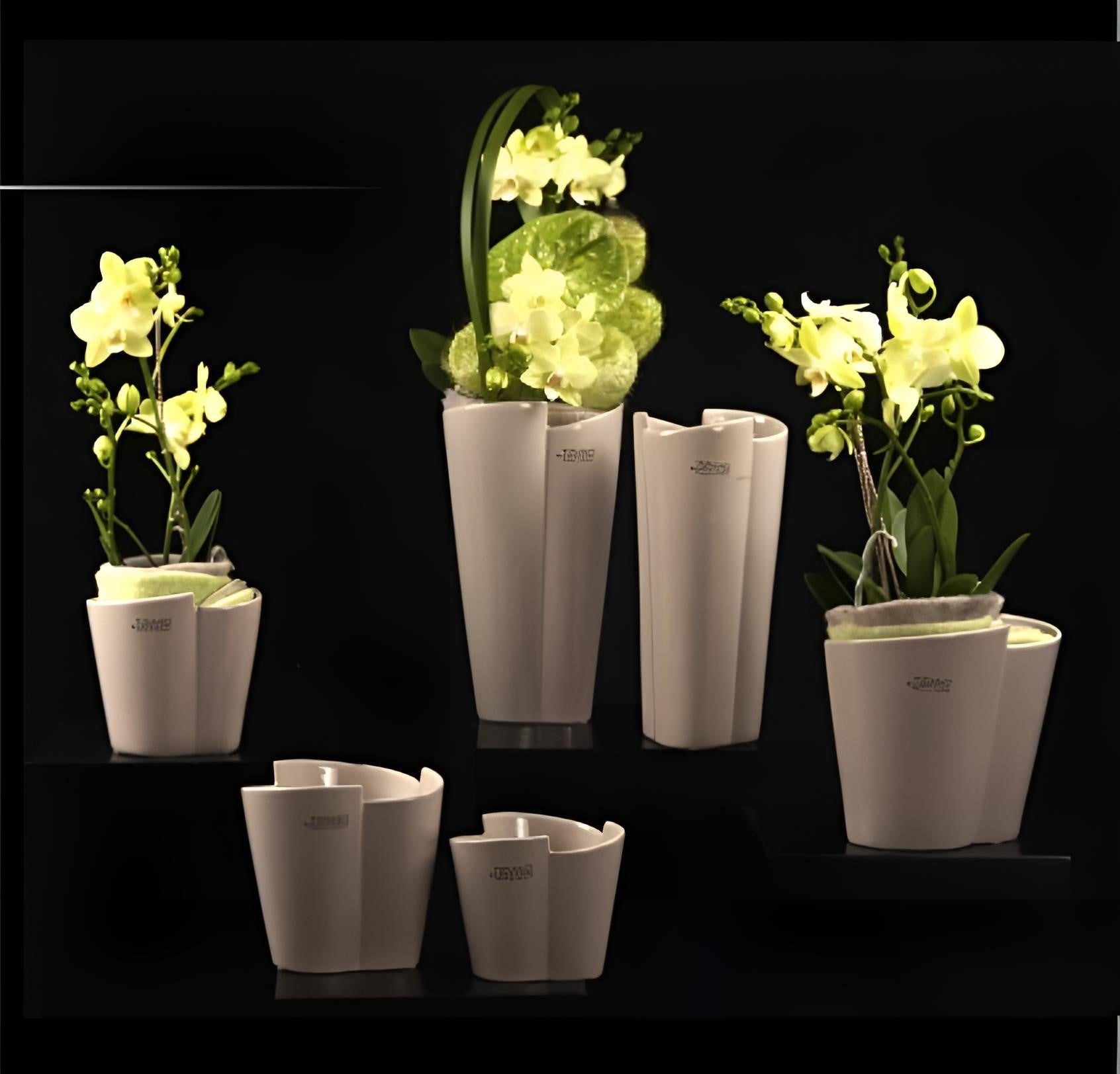 Tiziano Vase Armonia weiss creme - Lillyano