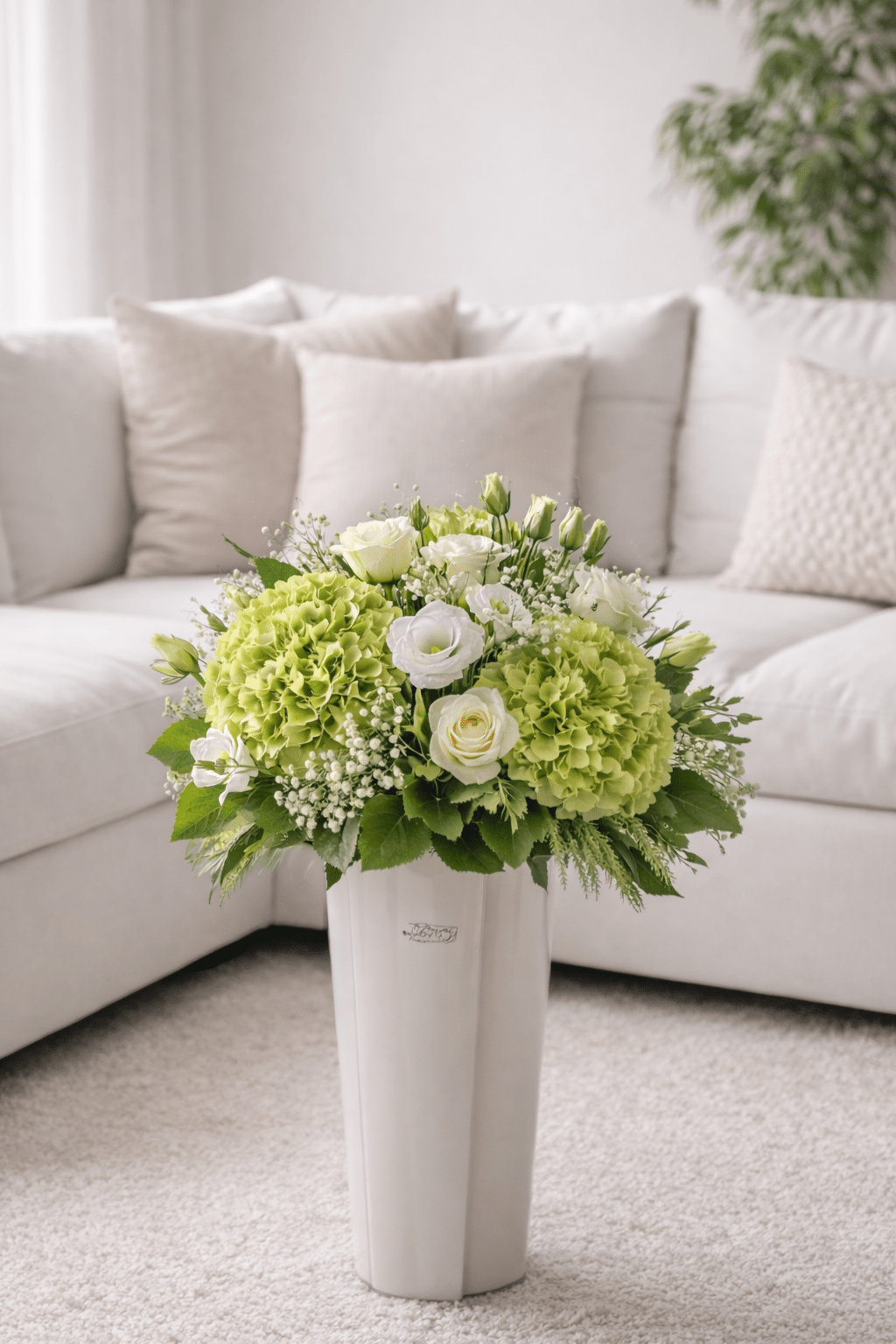 Tiziano Vase Armonia weiss creme - Lillyano