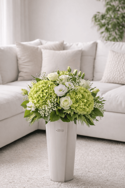 Tiziano Vase Armonia weiss creme - Lillyano