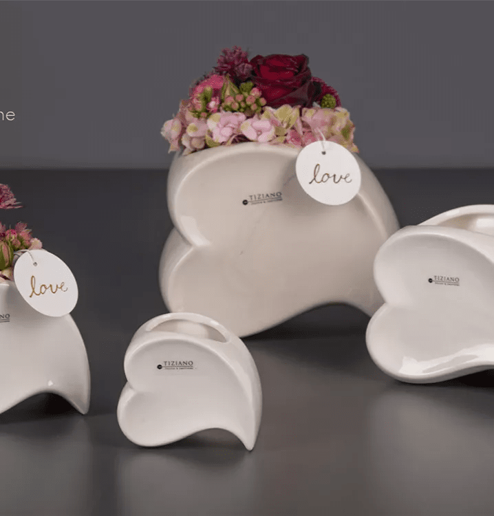 Tiziano Vase Vida Herz 17 cm - Lillyano