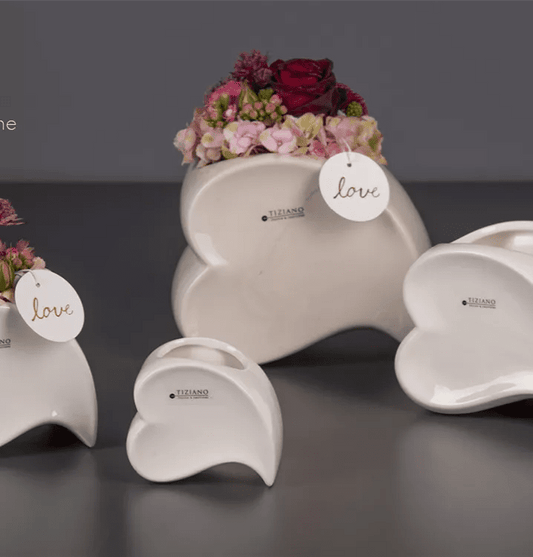 Tiziano Vase Vida Herz 17 cm - Lillyano