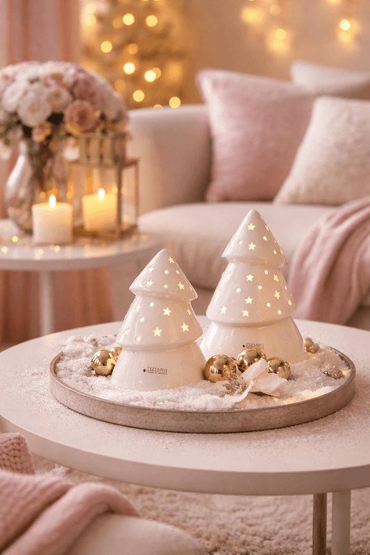 Tiziano Weihnachtsbaum Venta mit led und Timer weiss - Lillyano