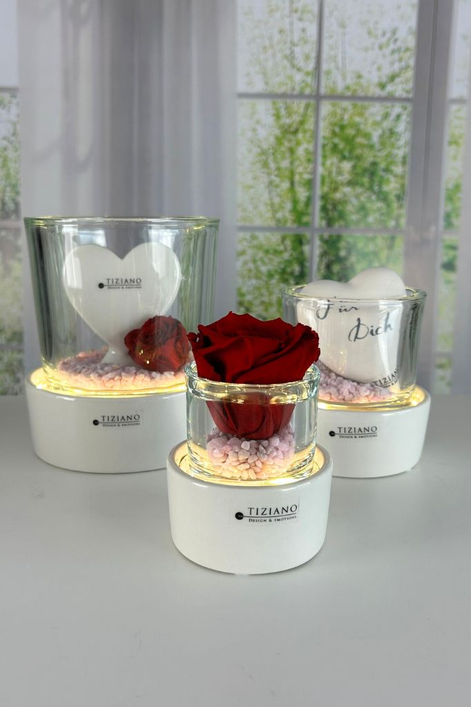 Tiziano Windlicht Castello led + Timer - Lillyano